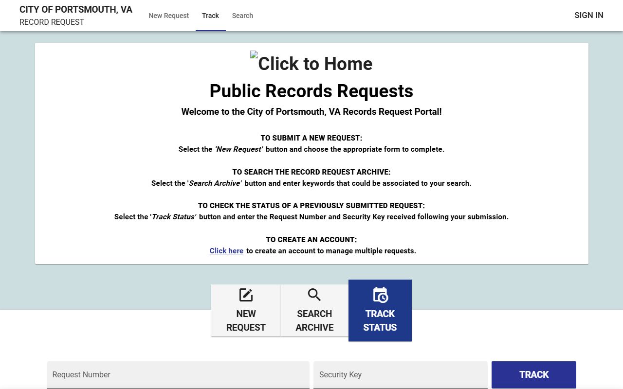Portsmouth City booking photos JustFOIA public records portal